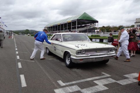 Video: 7-Liter Ford Galaxie Powerslides Around Goodwood!