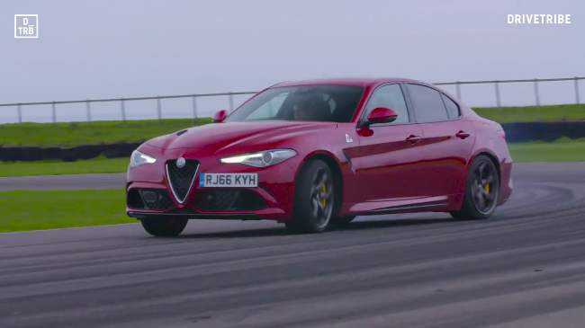 Video: Bovingdon Takes The Alfa Romeo Quadrifoglio For A Slidey Lap