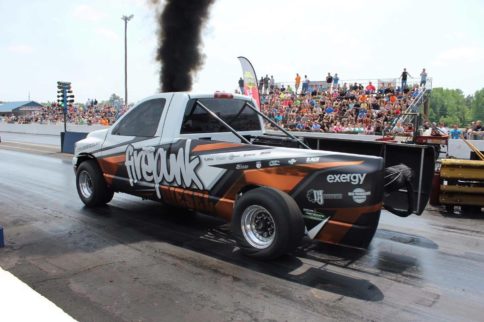 Lavon Miller And Firepunk Diesel Break Pro Street 1/8-Mile Record