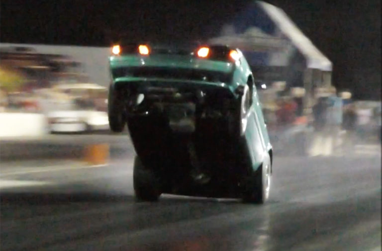 Video: Duane Biddle's Crazy Wheelstand Crash Landing In San Antonio!
