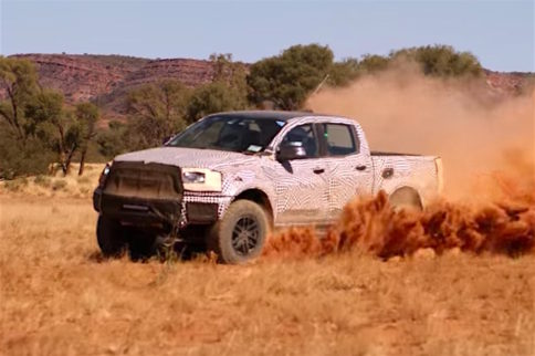 Ranger Raptor Pickup Breaks Cover Down Under