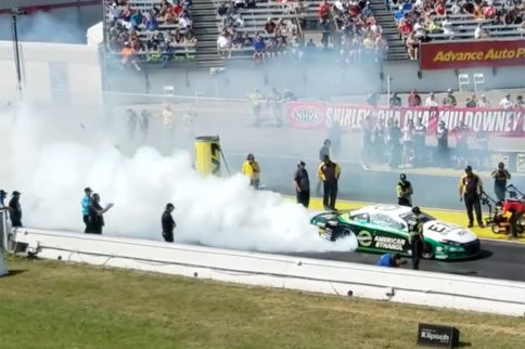 Video: Deric Kramer's EPIC, 20-Second Pro Stock Tire-Melting Burnout