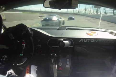 Video: Porsche's Tire Deflates at 180 MPH