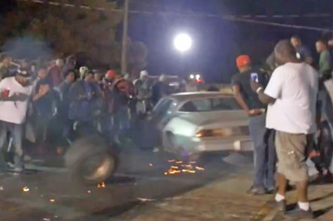 Video: Starting Line Crowd Nearly Mowed Down After Car Loses Wheel!