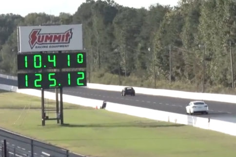 Gutted Tesla P100D Sets Electric Sedan Record, Dusts Muscle Cars