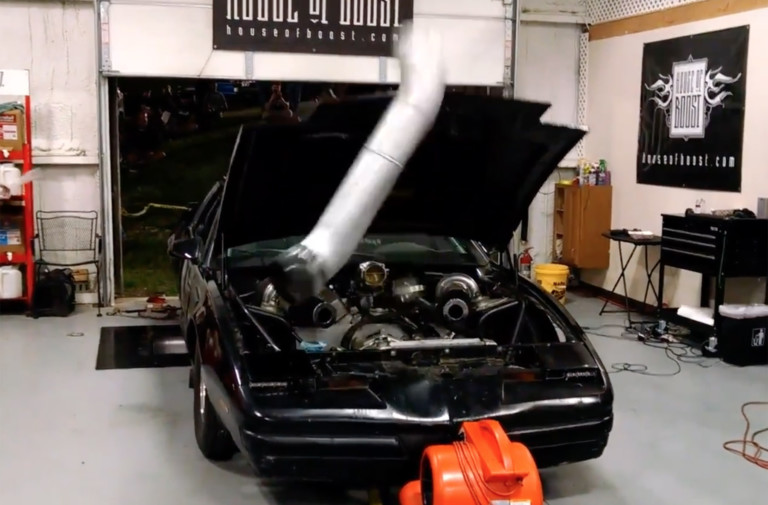 Video: Pontiac Hurls A Charge Pipe Into Crowd During Dyno Pull!
