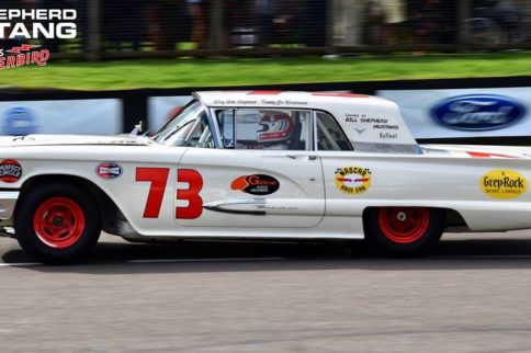 Video: Tom Kristensen Slides Classic Thunderbird At Goodwood