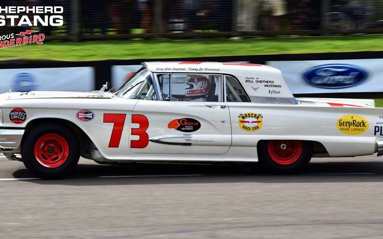 Video: Tom Kristensen Slides Classic Thunderbird At Goodwood