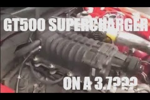 Crazy GT500 Blower Swap On A 3.7-liter V6 Mustang!