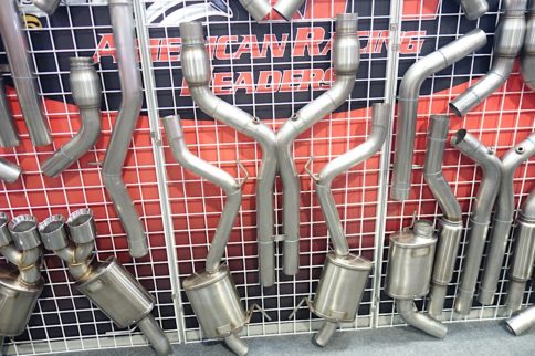 SEMA 2017: ARH Right-Hand-Drive S550 Mustang Headers