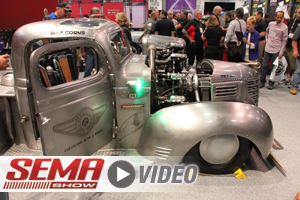 SEMA 2017: Gary Corns Wild Radial Engine-Powered '39 Plymouth Truck
