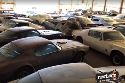 Video: Warehouse Barn Find – It’s Pontiac Firebird Heaven!