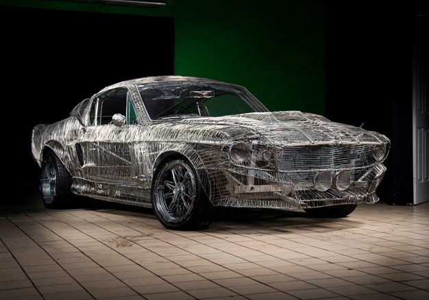 This Life-Size Shelby GT500 Is A Work Of Wire Art
