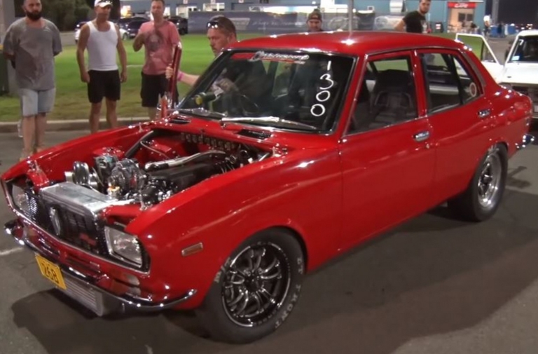 Bad Ass Buzz Saw: Street Driven 4-Rotor Powered RX2 Rips Into 9's