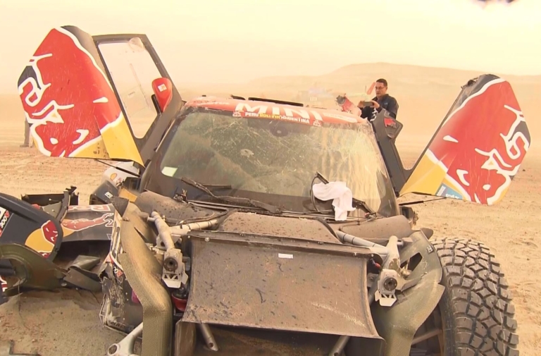 Bryce Menzies Suffers Catastrophic Crash During Day 2 Of Dakar