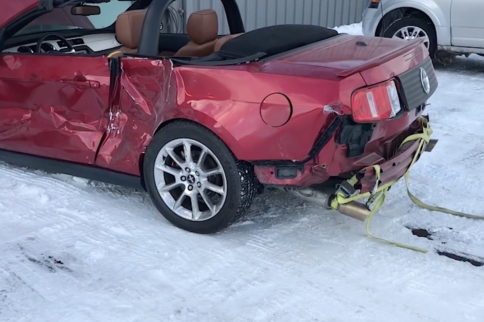 Unbelievable! Mustang Totaled 2 Hours After Delivery