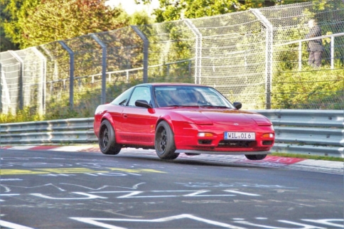 Video: Nissan 200SX Pursues Porsche GT3 at the Nurburgring