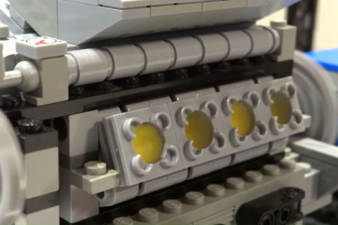 Video: See The Inner Workings of This Running Lego V8 Engine!