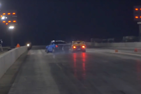 Video: Watch This Wild, Cringe-Worthy Crash At Lights Out 9!