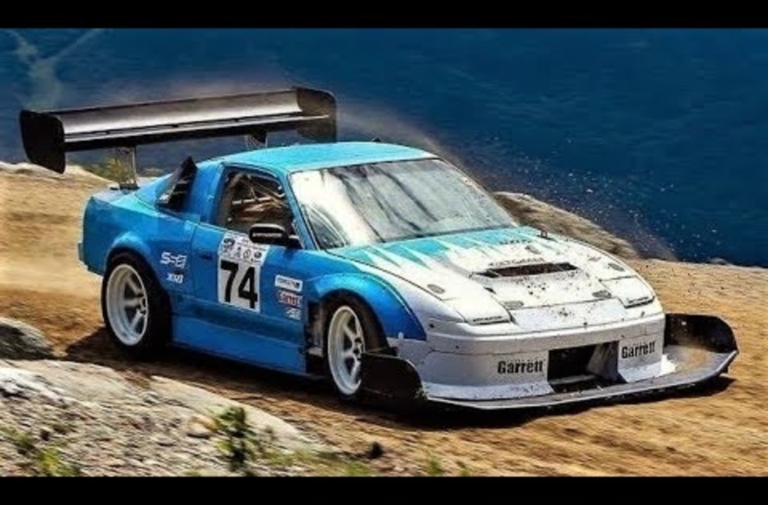 600-HP Nissan "240RS" Climbs Mt. Washington Sideways
