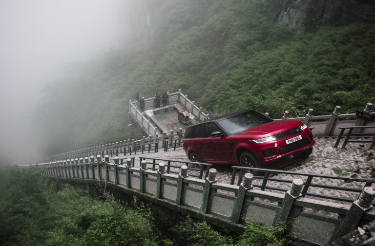 Range Rover Sport PHEV Climbs to Heaven's Gate