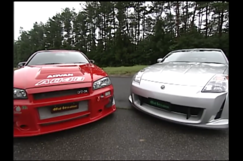 Video: Carbon 350Z Outruns 600 HP GT-R In The Rain