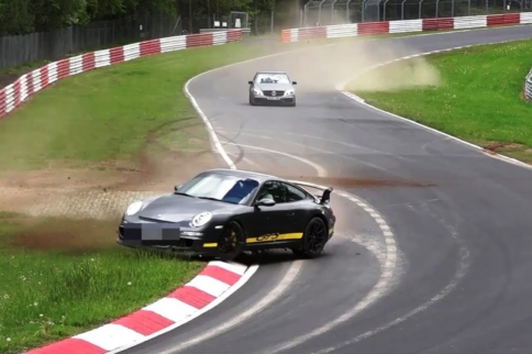 Video: Crash Compilation At One Of The Nürburgring's Trickiest Bends