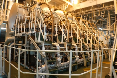 Video: Starting A Cargo Ship Engine Is A Lot Harder Than You Think
