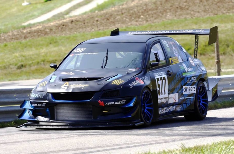 700-HP Evo VIII Slices Neatly Through The St. Ursanne Hillclimb