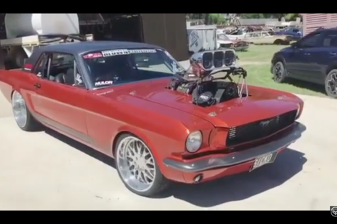 Passenger-Seat View As 1,000HP S1CKO Mustang Destroys Its Rear Tires