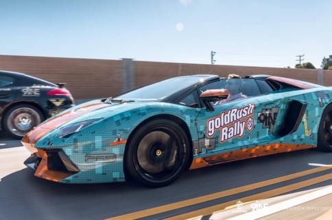 goldRush Rally stops at Barrett-Jackson during 10-day drive