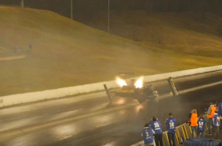 Top Fuel Racer Peter Xiberras Season Ended After Violent Crash