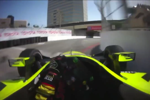 Video: Bourdais' Sizzling IndyCar Lap Of Long Beach