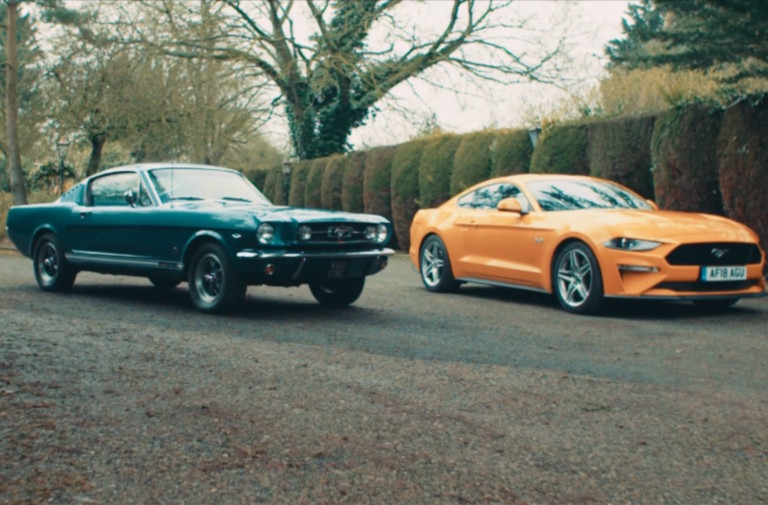 Classic Meets Coyote Video Brings The Pony Car Era Full Circle