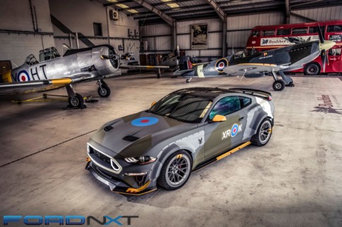 Vaughn Gittin Jr. Pilots 700HP Eagle Squadron Mustang At Goodwood