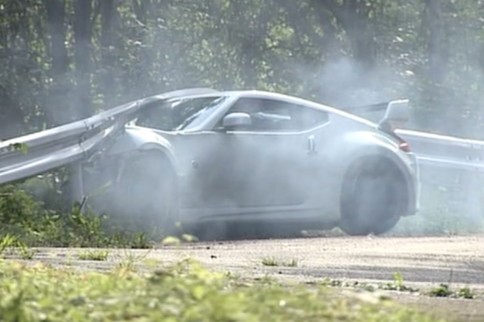 Video: Crashing A Tuned Nissan 370Z On The Touge