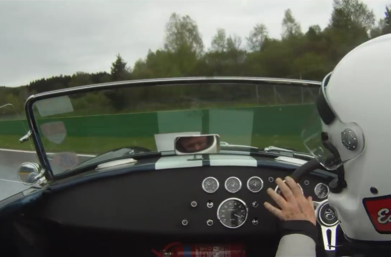 Video: Crashing A Classic AC Cobra At Spa!