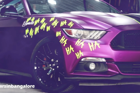 Joker-Wrapped S550 In India Might Just Turn On The Bat Signal
