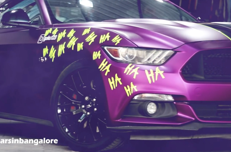 Joker-Wrapped S550 In India Might Just Turn On The Bat Signal