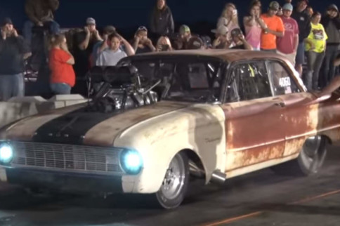 1,800-Horsepower, Barn-Find Falcon Is A Force On The Drag Strip