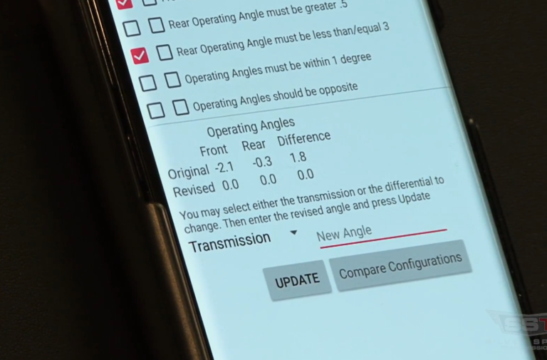 Slick Transmission App Makes Setting Your Driveline Angle Easy