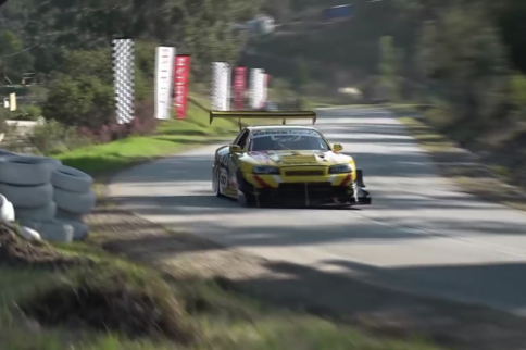Video: 900-HP R34 GT-R Attacks The Simola Hillclimb