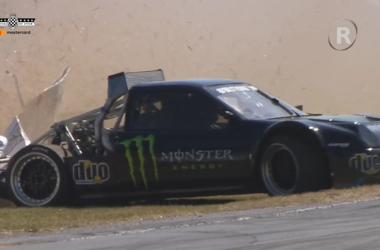 Video: 900-HP RS200 Crashes Heavily At Goodwood!