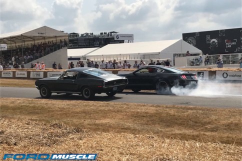 Watch A Flock Of Fords Fly Up The Goodwood Hillclimb In The UK
