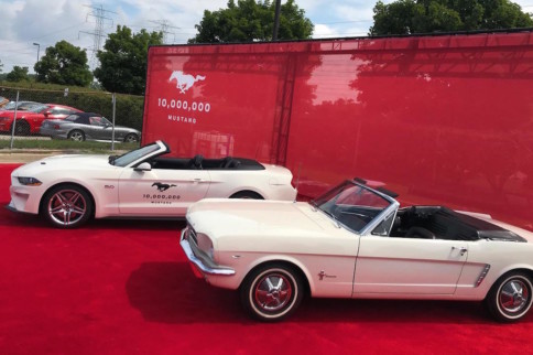 Ford Celebrates As The Mustang Stampedes Past 10 Million Units