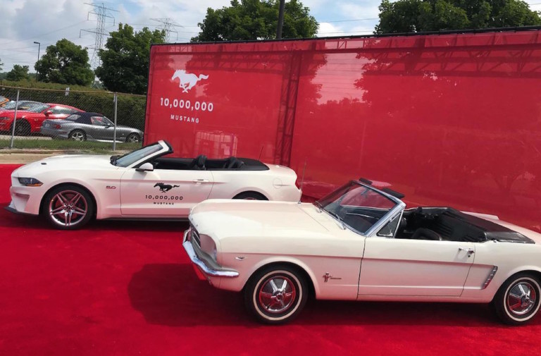 Ford Celebrates As The Mustang Stampedes Past 10 Million Units