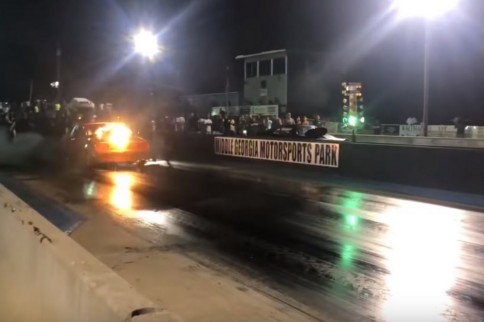 KABOOM! Grudge Car Experiences Massive Explosion And Nitrous Fire