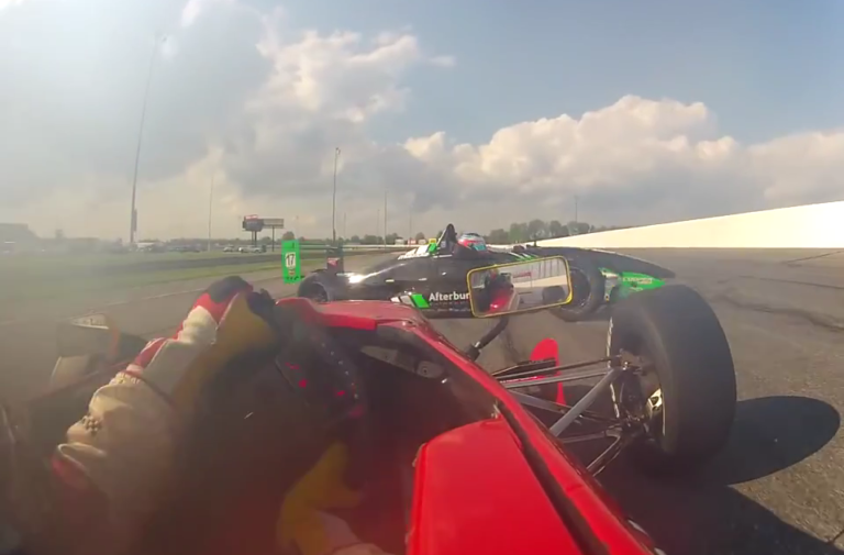 Video: Target Fixation Causes A High-Speed Collision In Formula Car