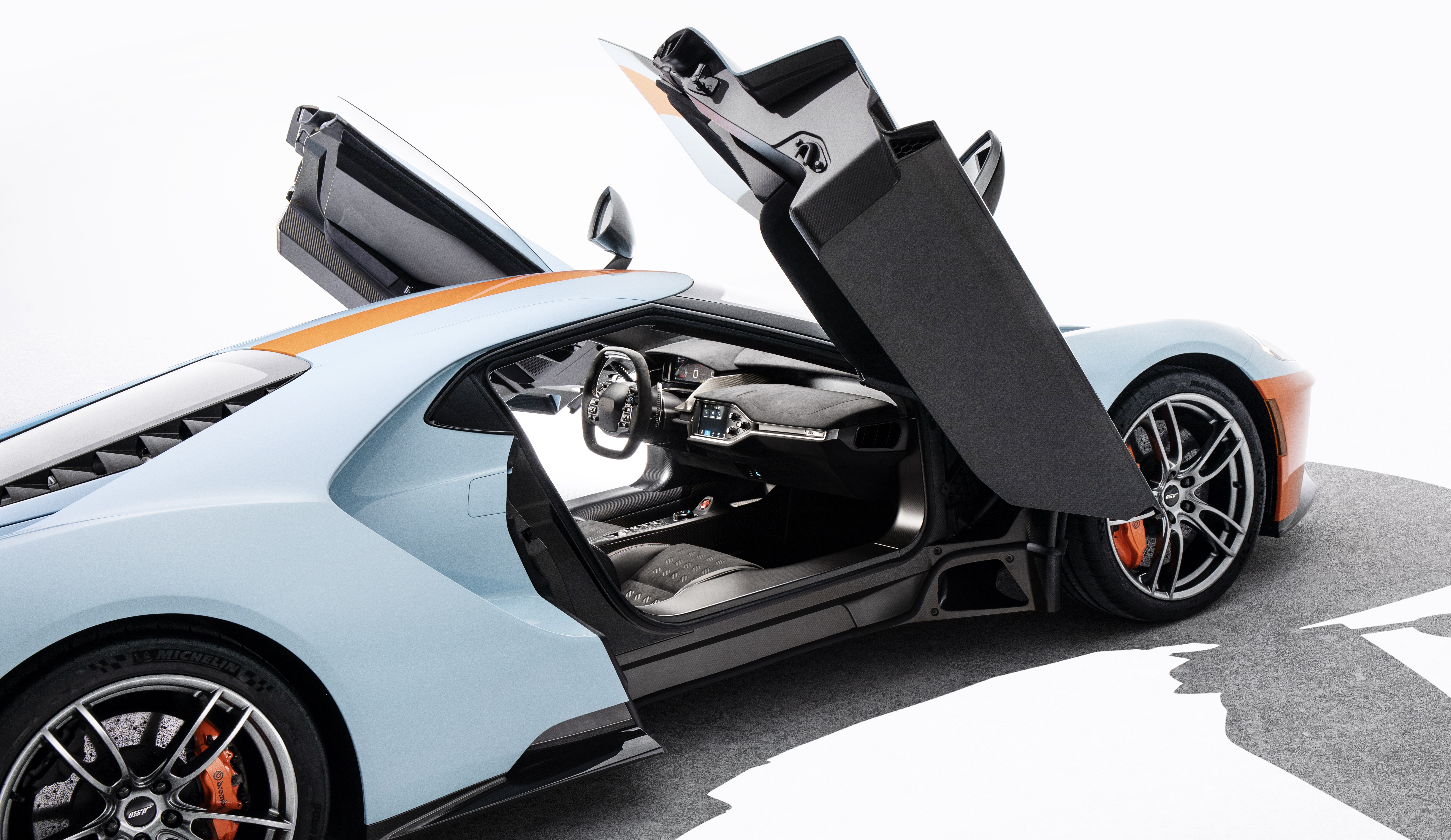 2019 Ford GT Heritage Edition seen in Gulf Livery