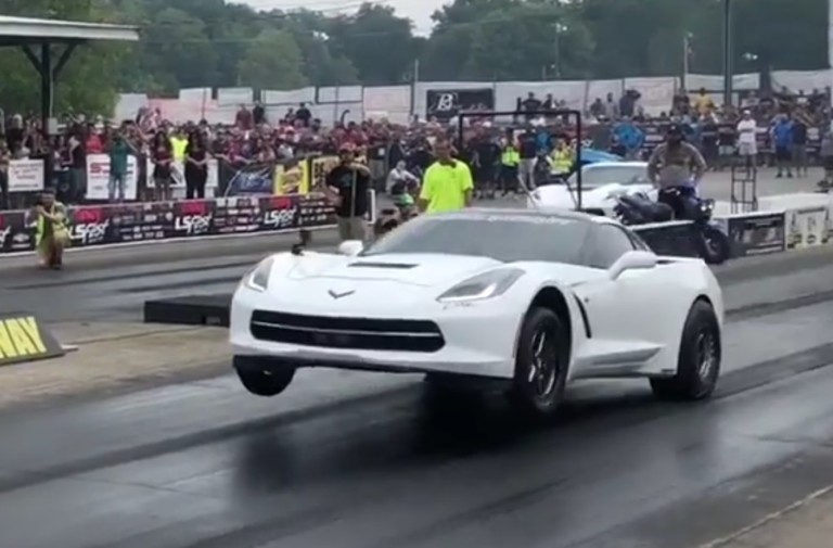 C7 Stingray Sets New 8-Second Record At LS-Fest